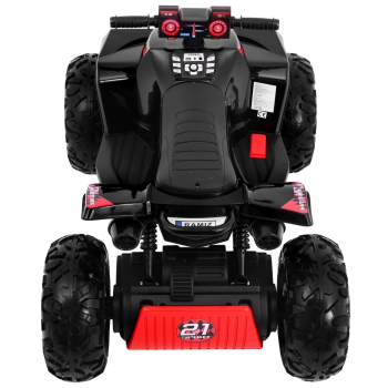 Quad na akumulator Sport Run dla dzieci Czarny + Napęd 4x4 + LED + Radio MP3